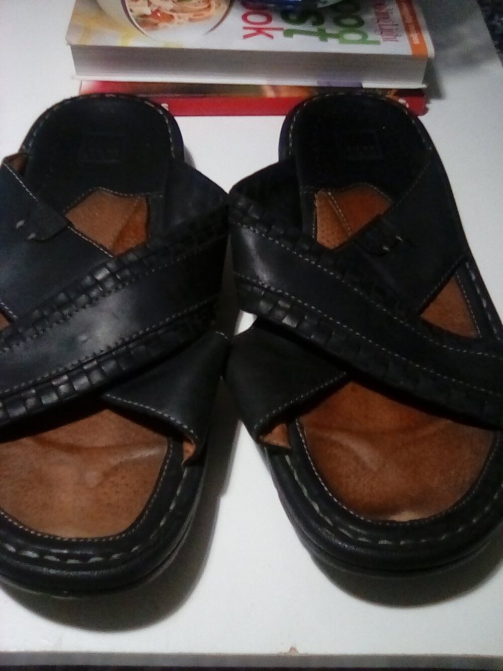 Johnston Murphy Slip on Sandals